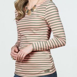 Matilda Jane pink and green top size medium